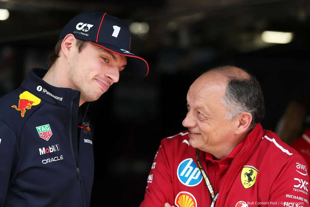 max verstappen frederic vasseur ferrari red bull china 2025