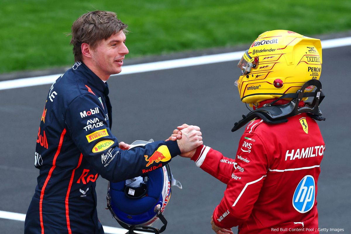 max verstappen lewis hamilton china 2025 ferrari red bull 1