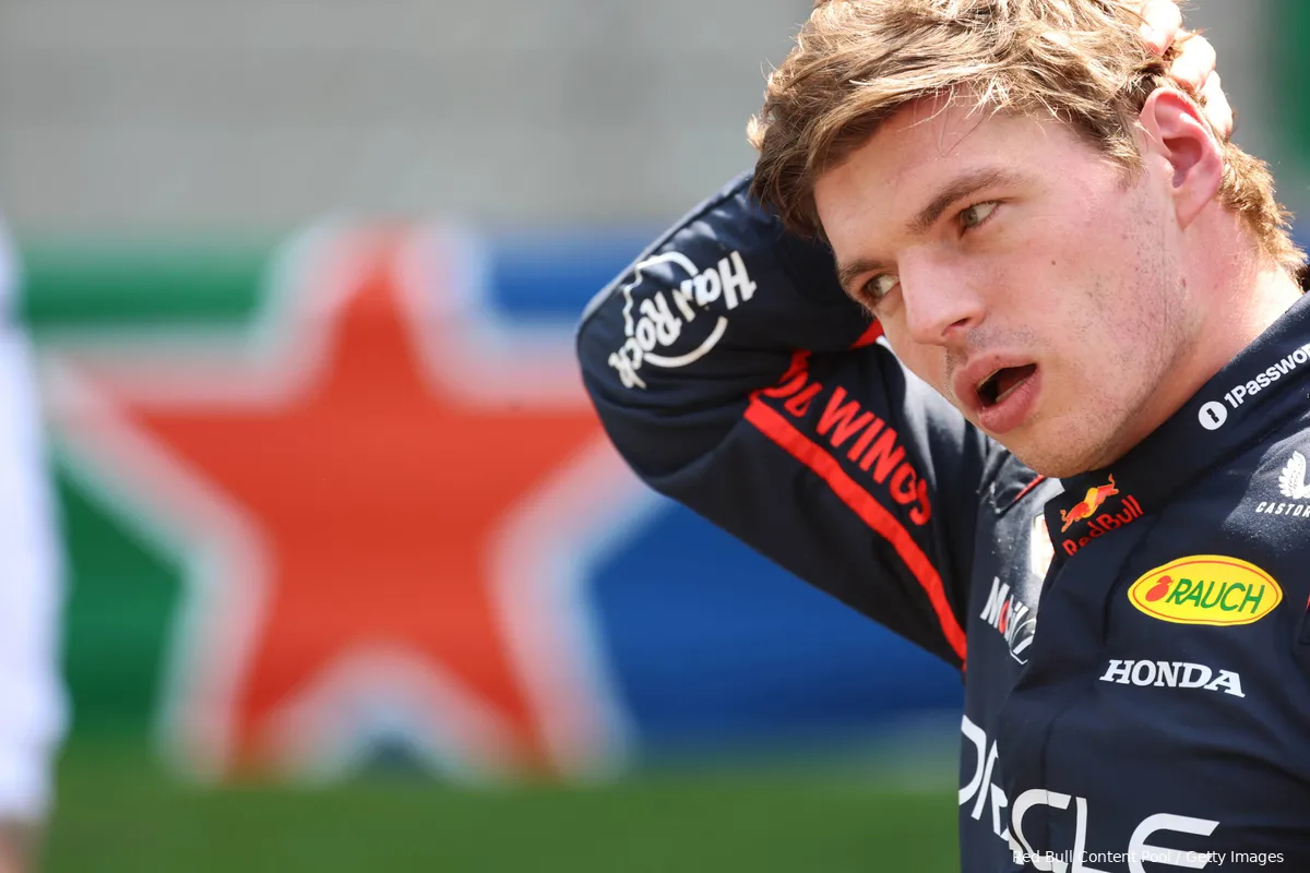 max verstappen red bull racing teleurgesteld 1