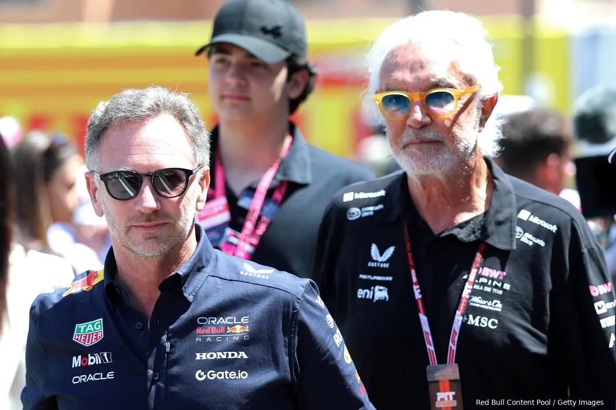 christian horner red bull racing flavio briatore alpine monaco 2025 zondag