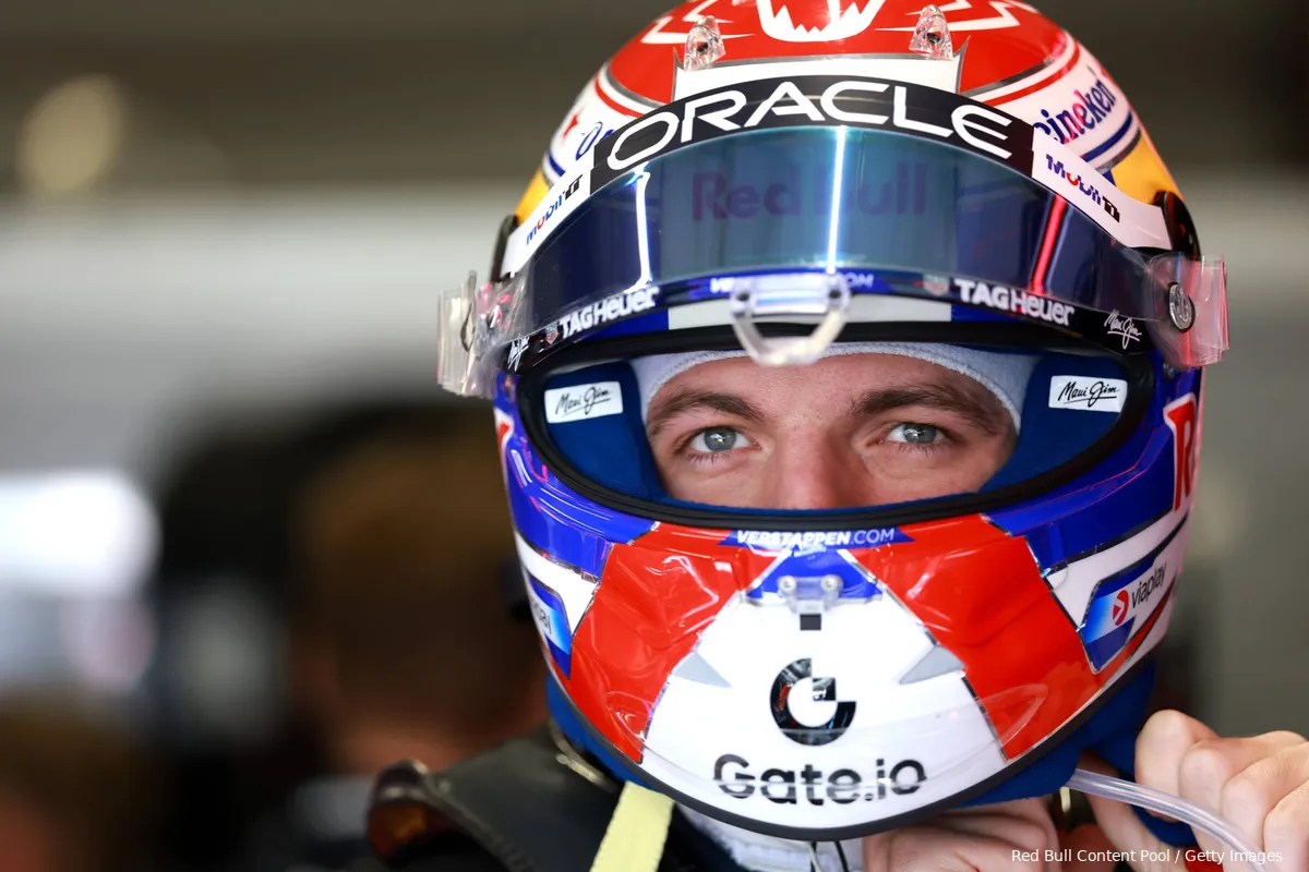 max verstappen red bull racing 2025 emilia romagna zondag helm