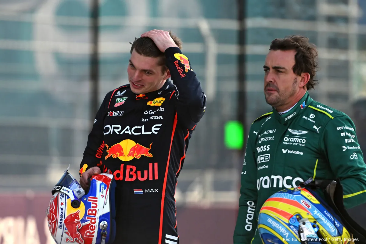 max verstappen red bull racing fernando alonso aston martin 2025 miami vrijdag sprintkwalificatie