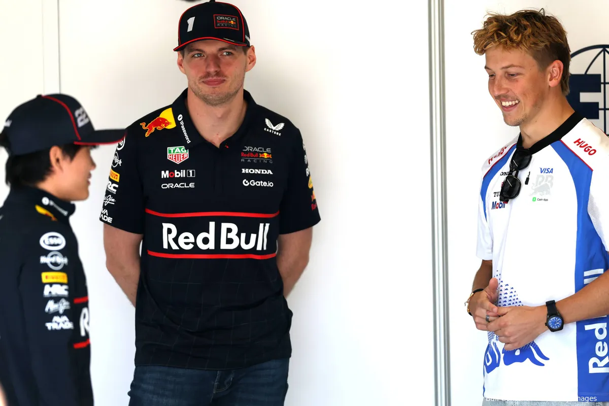max verstappen yuki tsunoda red bull racing liam lawson racing bulls 2025 emilia romagna zondag