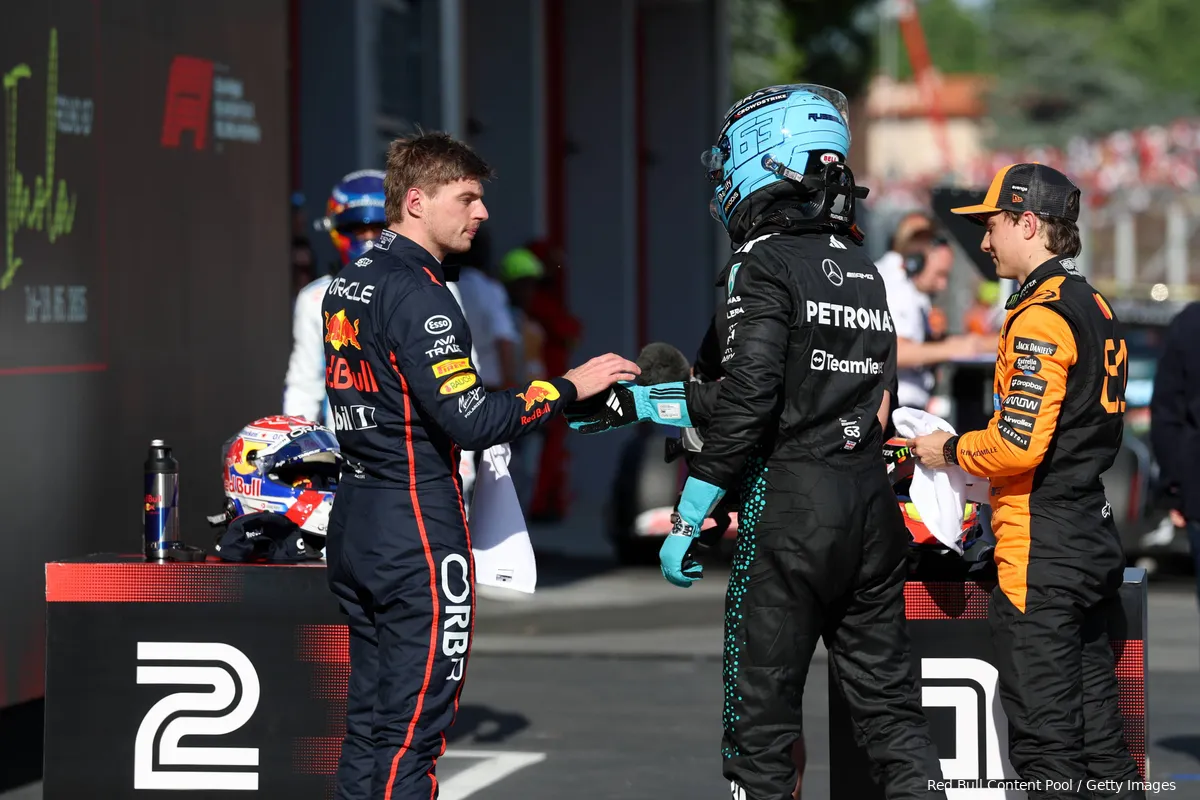 verstappen russell piastri emiliaromagna zaterdag 2025 2