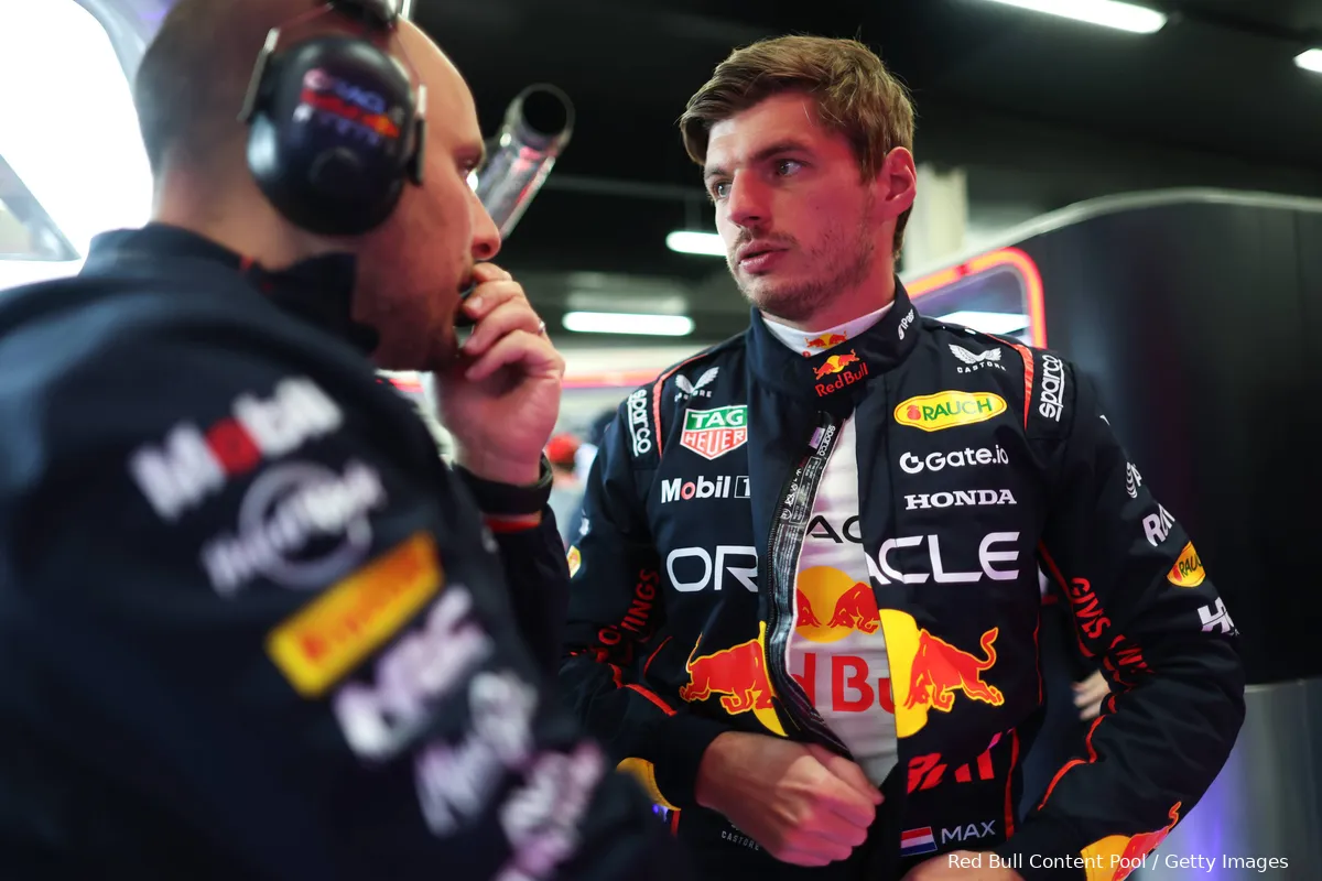 max verstappen gianpiero lambiase red bull racing 2025 silverstone groot brittannie zaterdag kwalificatie