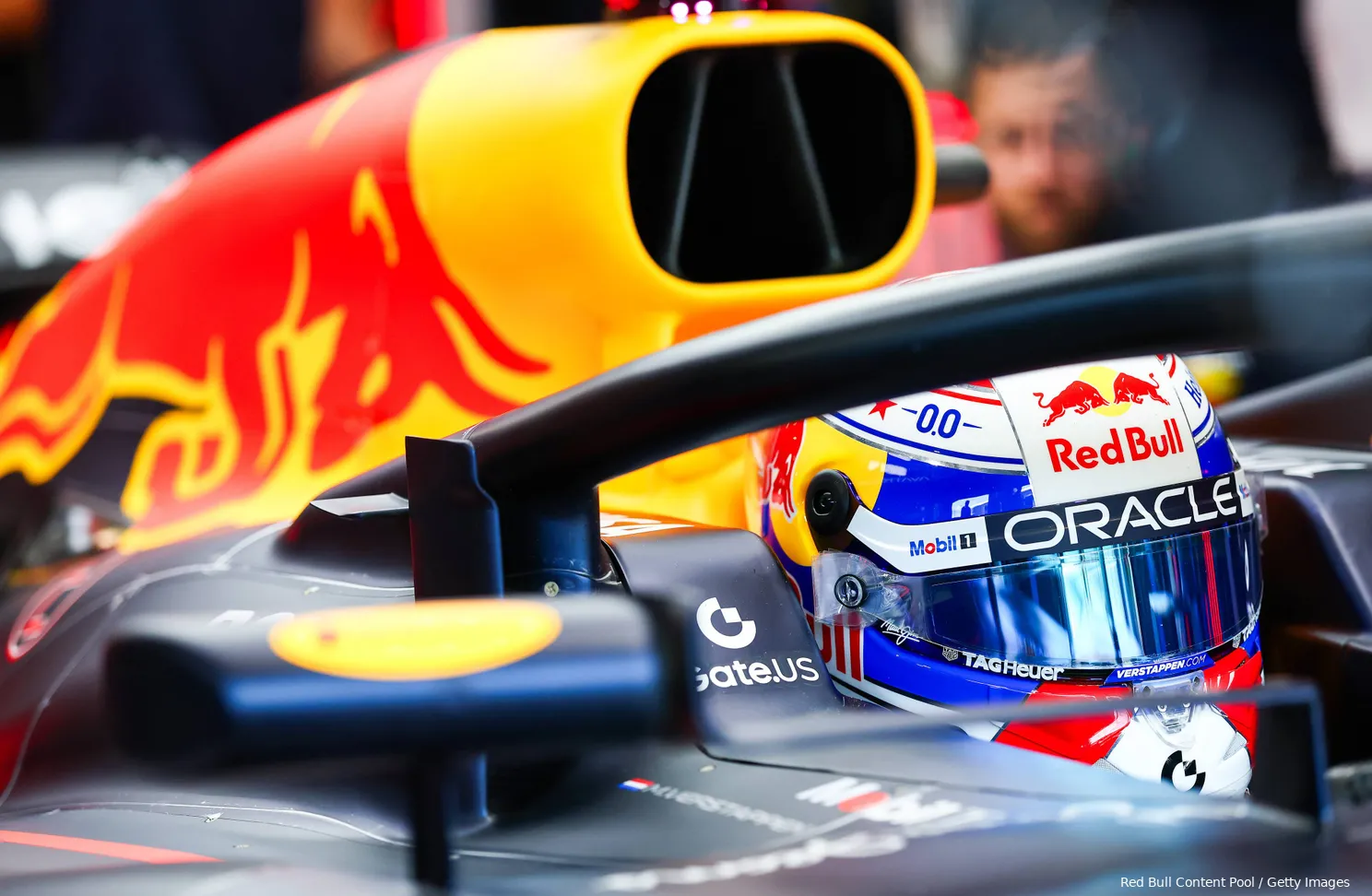 max verstappen helm red bull racing 2025 miami vrije training vrijdag