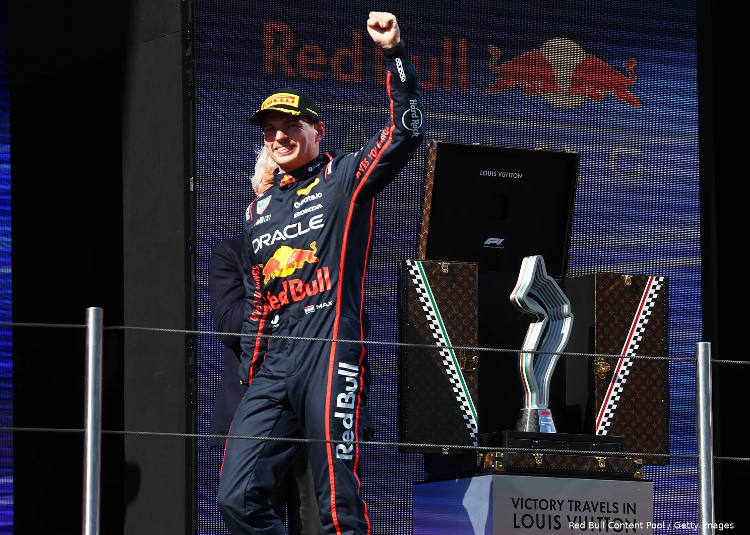 max verstappen red bull racing 2025 emilia romagna zondag race overwinning podim
