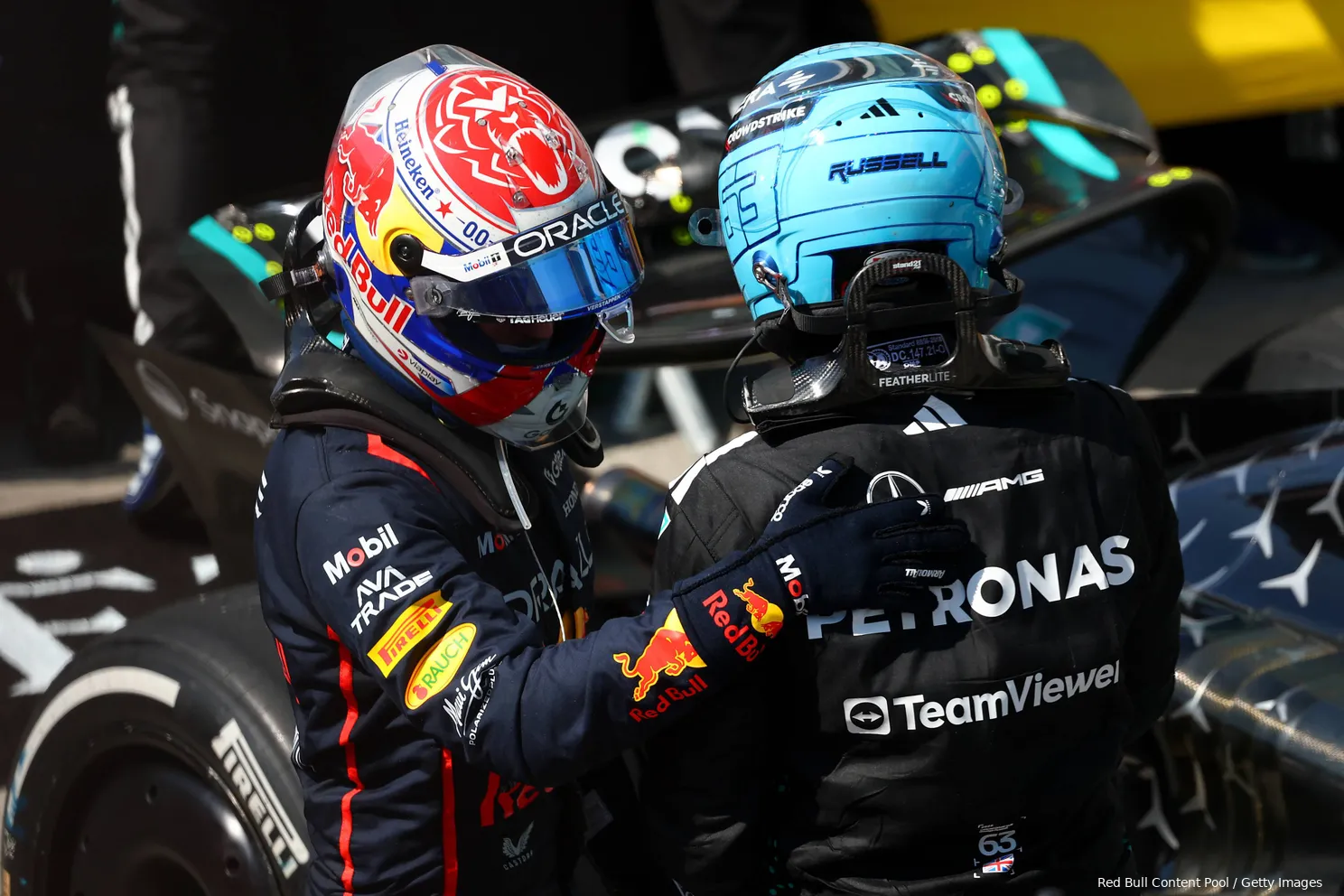 Horner vertrouwde het niet na uitspraken van Russell en deed vóór de race nog een verzoek aan de FIA
