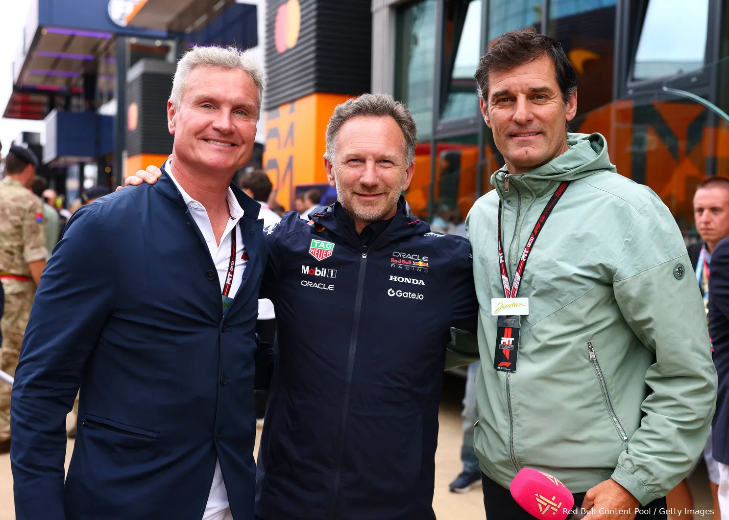 christian horner david coulthard mark webber red bull racing zaterdag silverstone groot brittannie 2025
