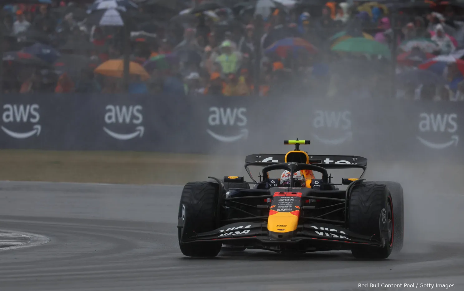 max verstappen rb21 red bull racing 2025 silverstone groot brittannie zondag race 4