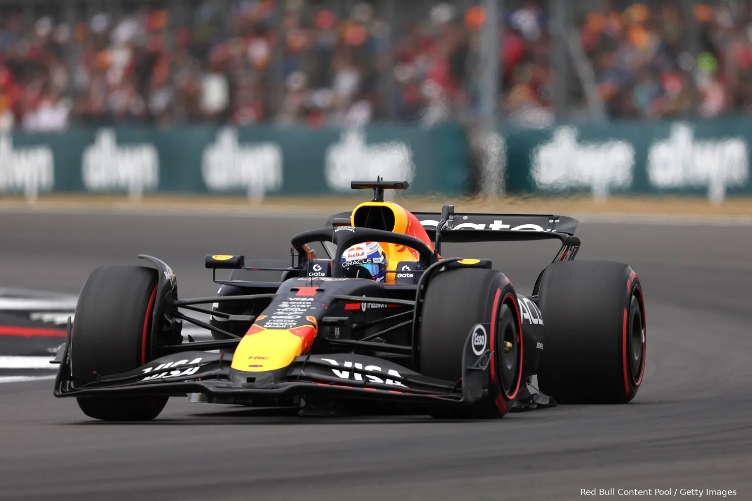max verstappen rb21 red bull racing silverstone groot brittannie 2025 zaterdag kwalificatie