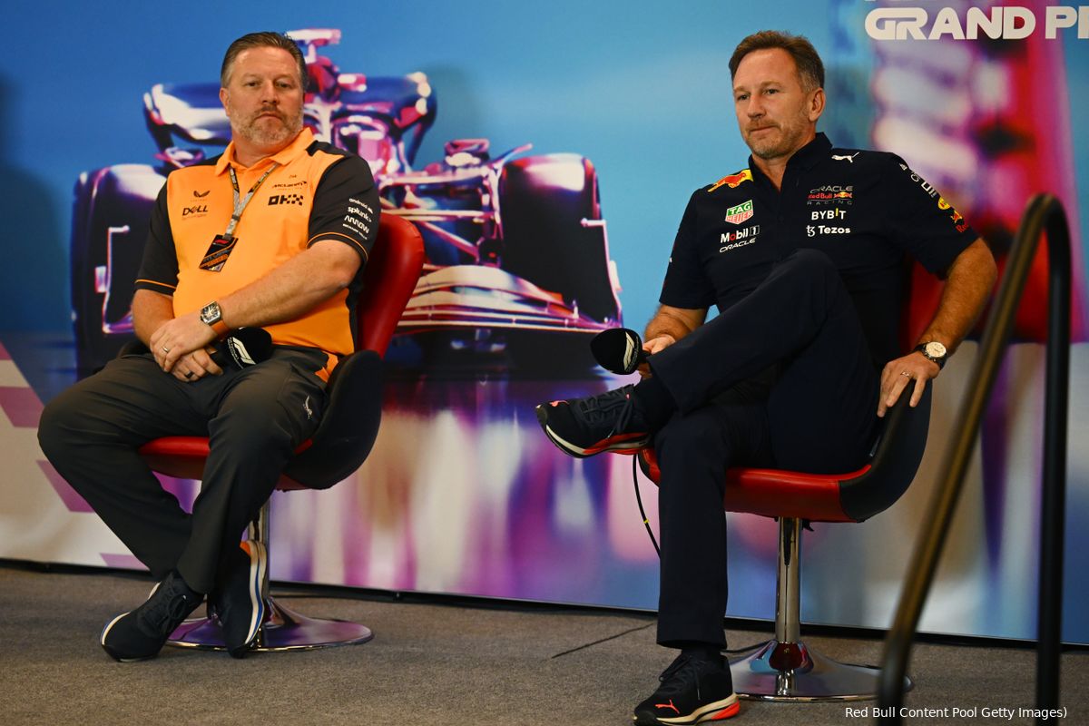 Brown keeps his guard up: 'We'll have to wait and see how much Newey magic is conjured up'