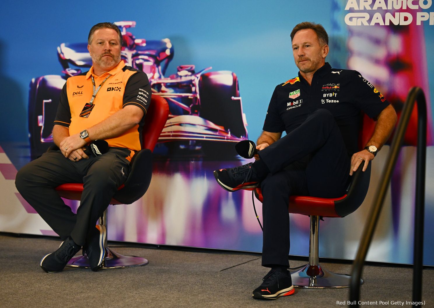 zak brown christian horner mclaren red bull racing f1 gp verenigde staten 2022