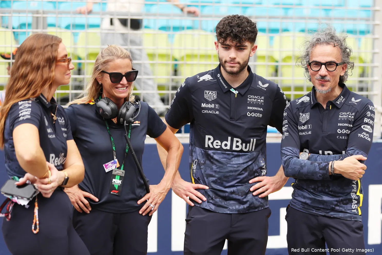 alice-hedworth-maddy-coe-taylor-green-laurent-mekies-2025-singapore-red-bull-racing