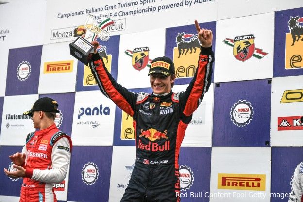 Red Bull-junior Hauger: 'Marko zag mij winnen in Duitsland'