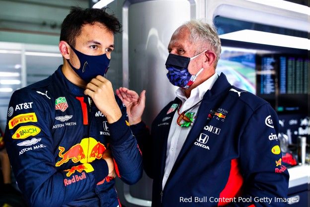 Update | Marko bepaalt Red Bull-duo voor kerst: 'Was een van Albon's beste races in de F1'