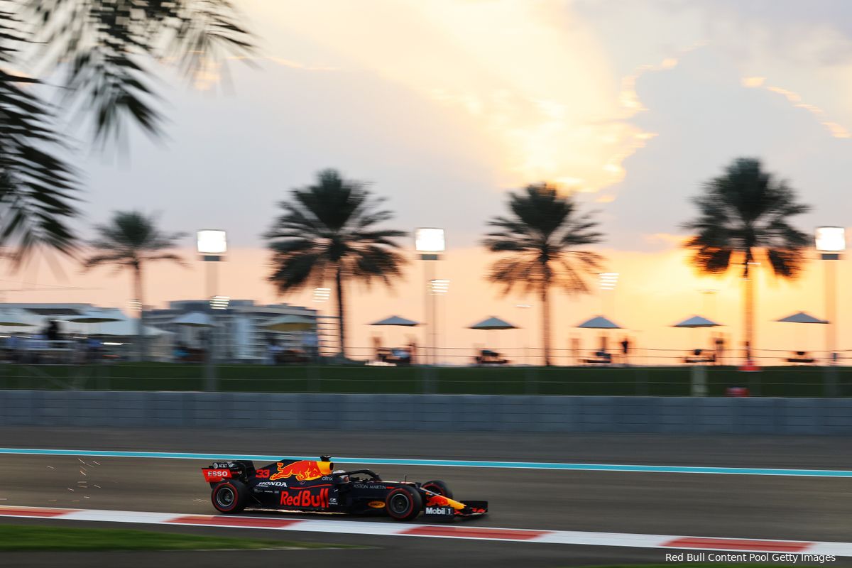 Verstappen pakt spectaculaire pole in Abu Dhabi, Hamilton en Bottas volgen op duizendsten