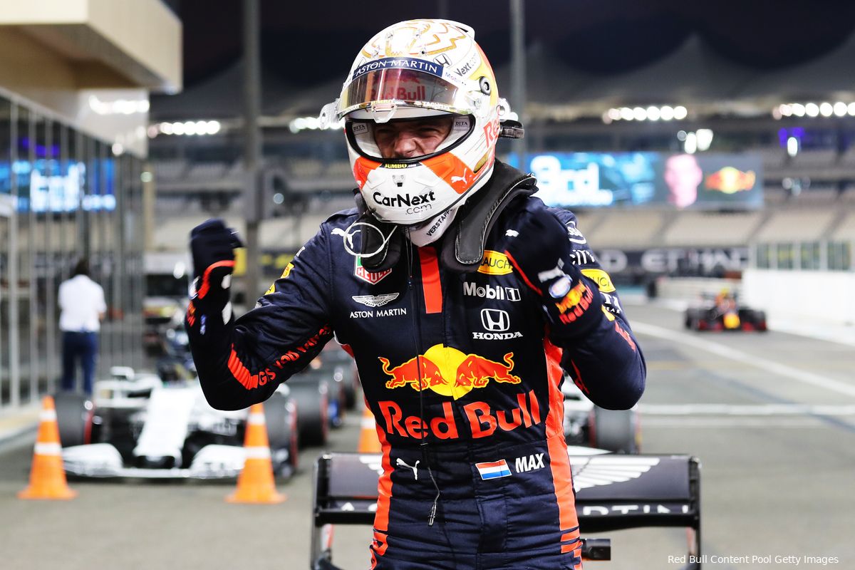 Video | Aan boord bij Verstappen tijdens zijn pole-rondje in Abu Dhabi