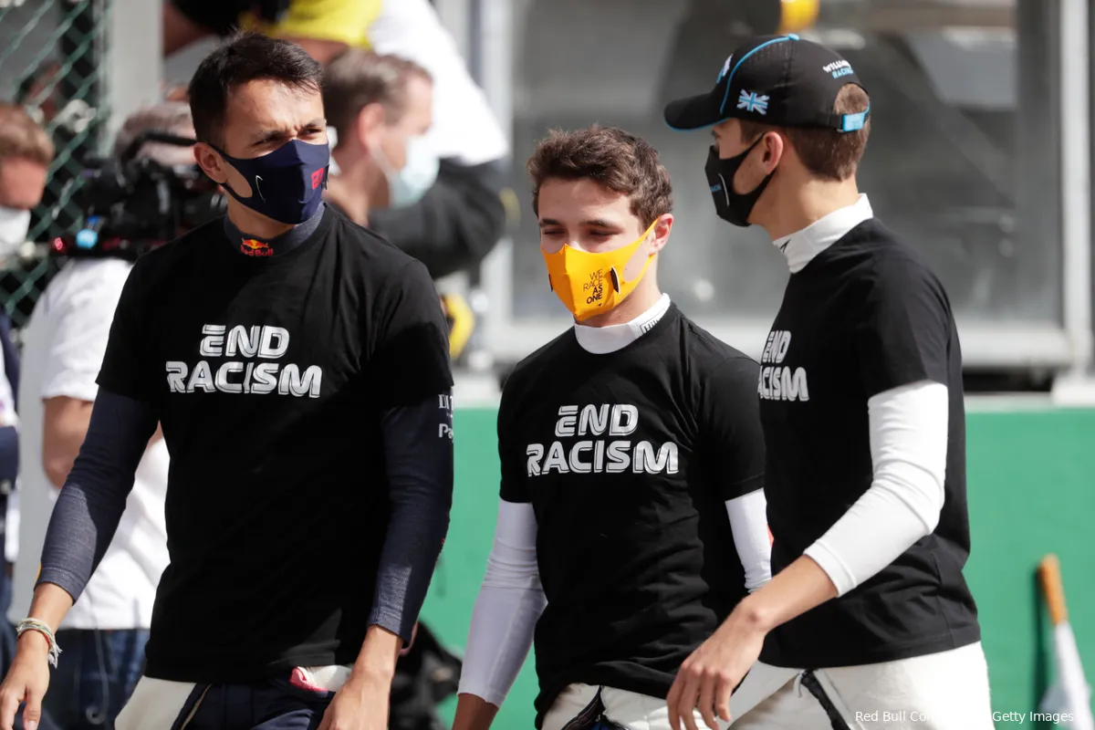 Russell zag Albon podiumplaatsen scoren bij Red Bull: 'Dat was moeilijk om te verteren'