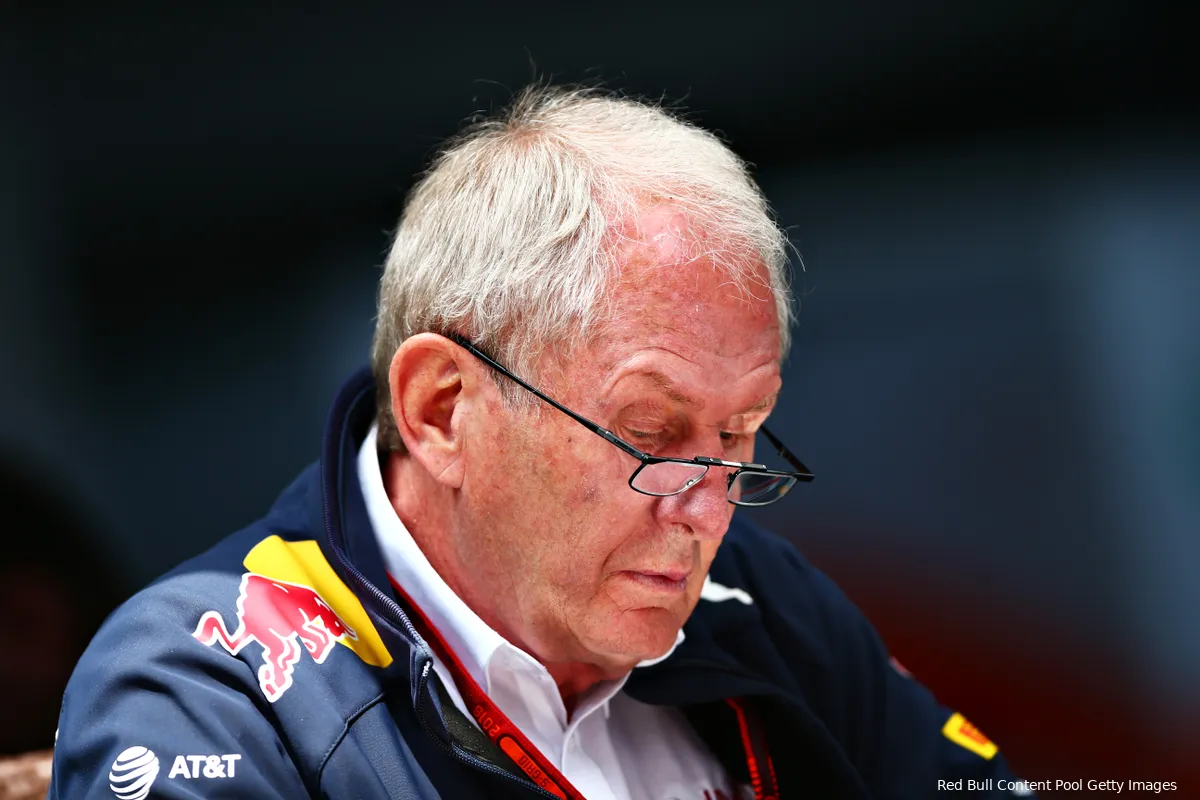 Marko wijst naar Williams na motorkap-incident Perez: 'Vloog als een kogel door de behuizing'