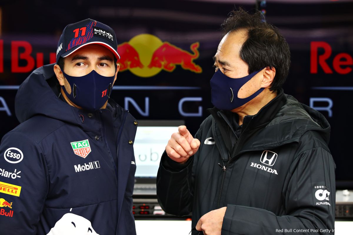 Red Bull vervangt elektrische systemen van Honda-motor Perez