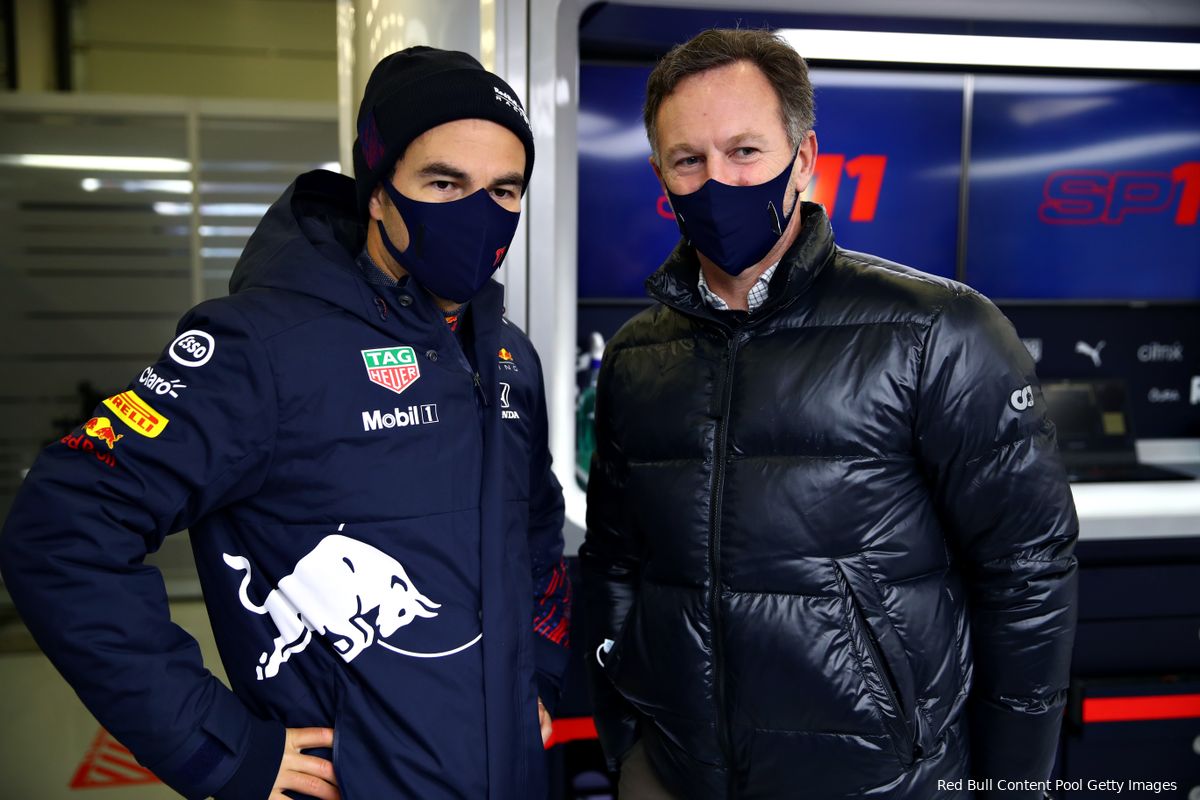 Horner over eerste periode Pérez bij Red Bull: 'Acclimatisering gaat geweldig'
