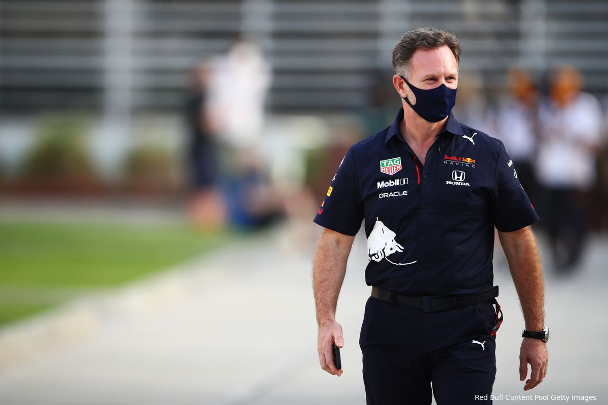 Horner verklaart matige pitstop Red Bull: 'Hadden Verstappen niet eens binnengeroepen'
