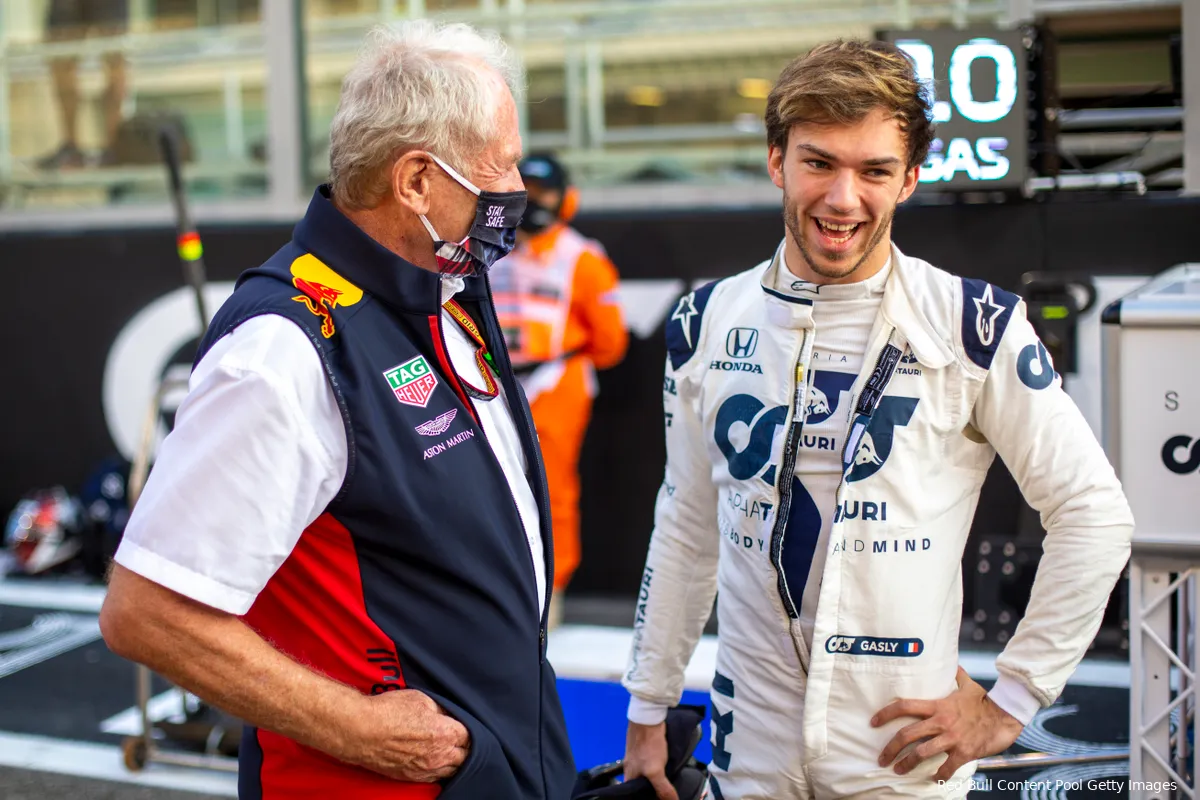 Marko sluit Gasly-comeback bij Red Bull niet uit: 'Vergelijken met Pérez, we willen hem niet kwijt'
