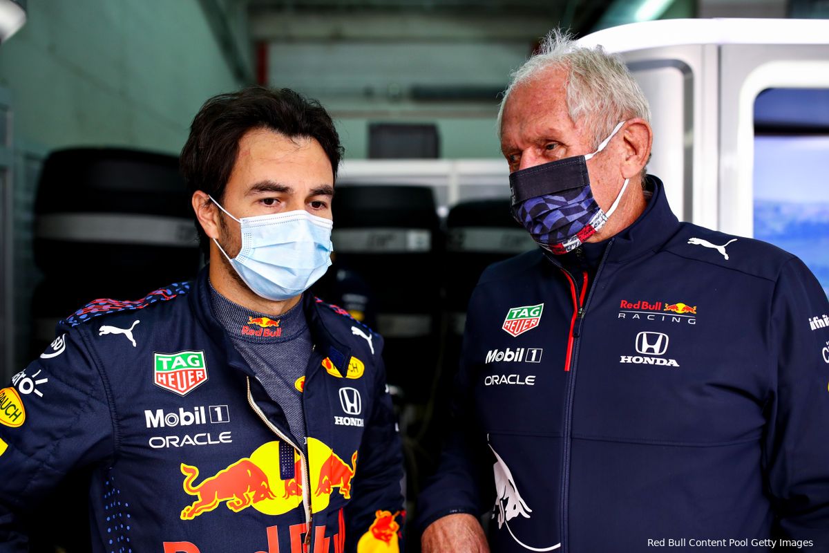Marko en Horner tevreden over tweede plek Pérez: 'Hele race even snel als Verstappen'