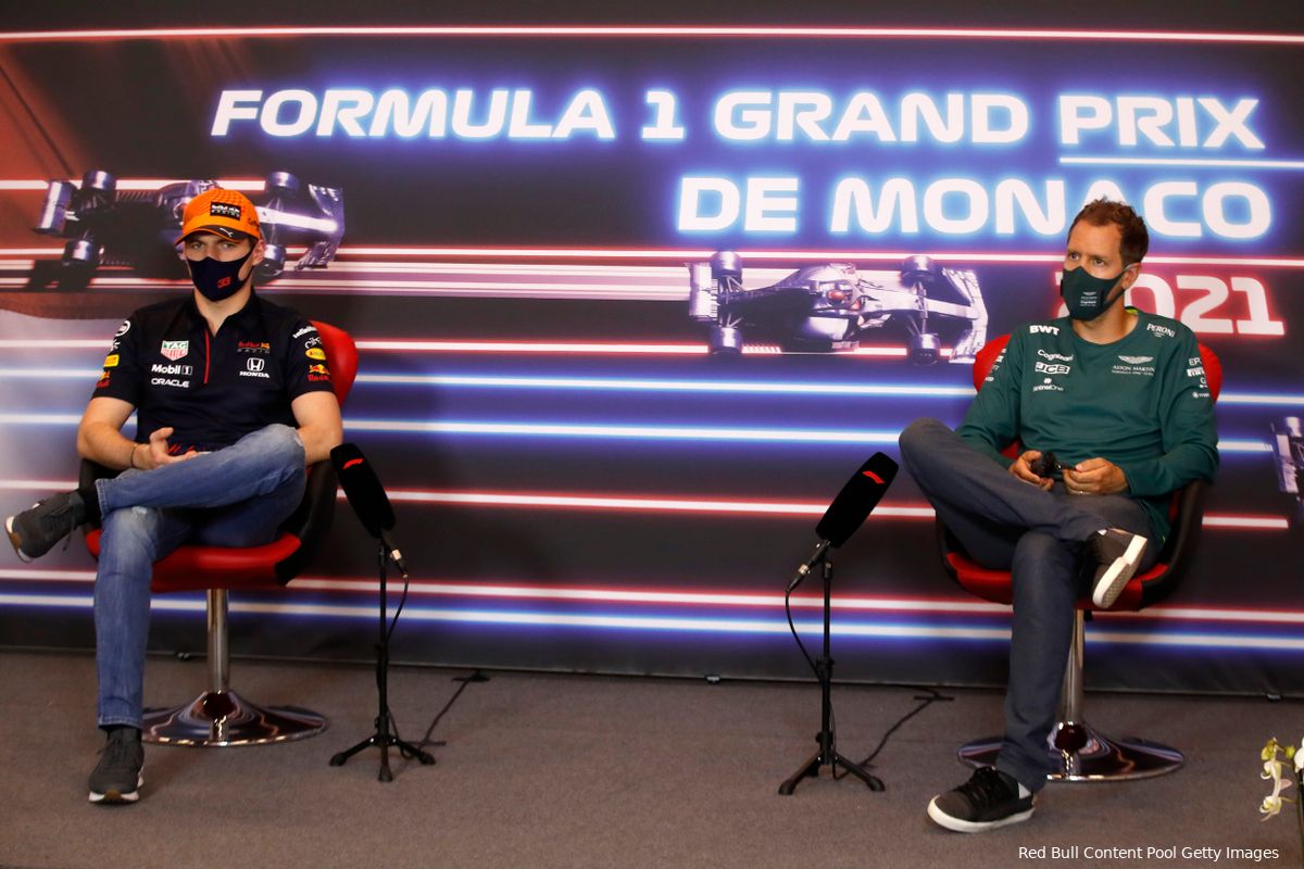 Vettel: 'Natuurlijk kan dat een keer fout gaan tussen Hamilton en Verstappen'