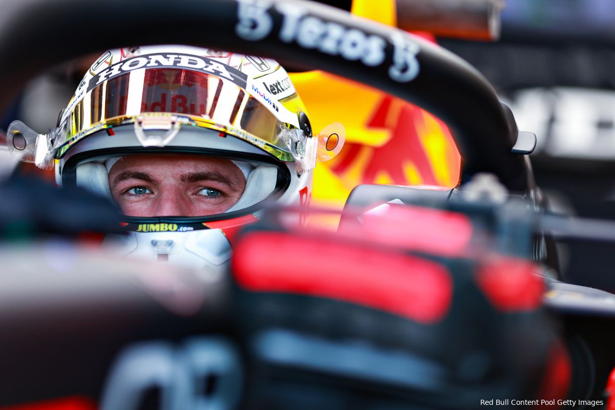 Verstappen in zijn nopjes na bliksemstart Red Bull: 'Tot op heden zien we er sterk uit'
