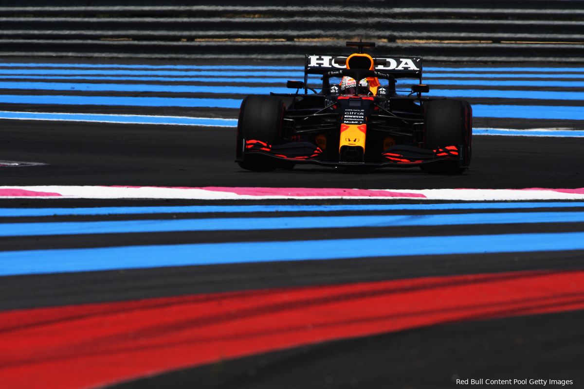 Verstappen bezorgt Red Bull eerste poleposition in Frankrijk, Hamilton vanaf P2