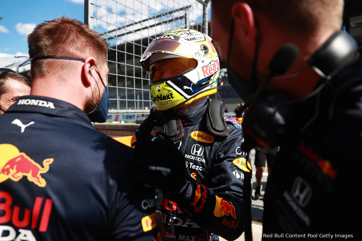 Verstappen kreeg kleine preek van engineer: 'Hij was boos dat ik geen sighter lap deed'