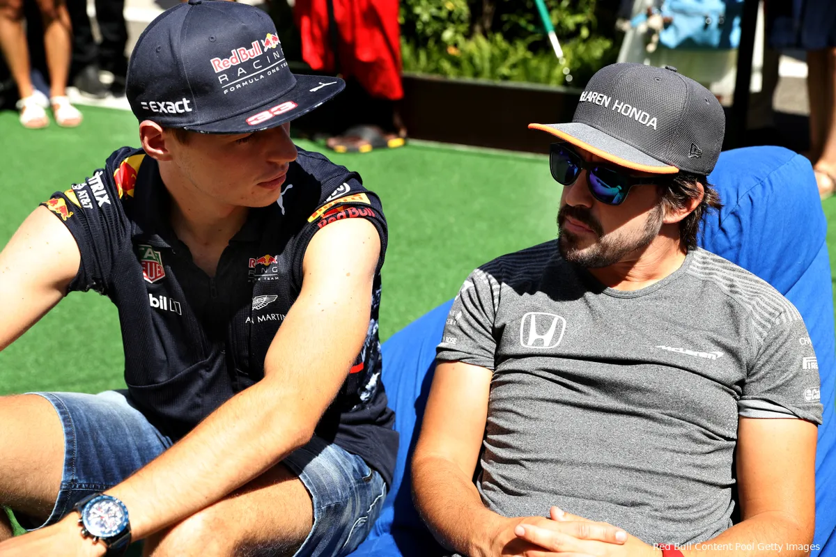 Alonso: 'We weten dat Verstappen snel op zal stomen'