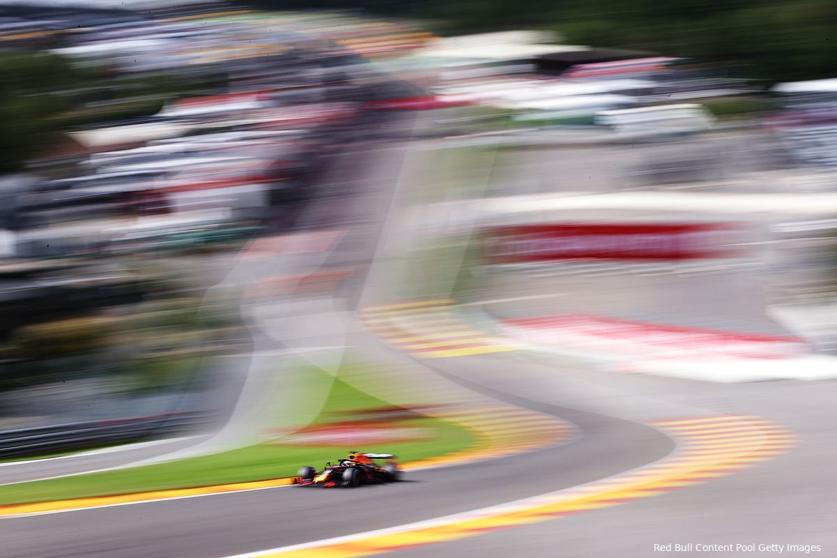 Overzicht tijden Formule 1 Grand Prix van België