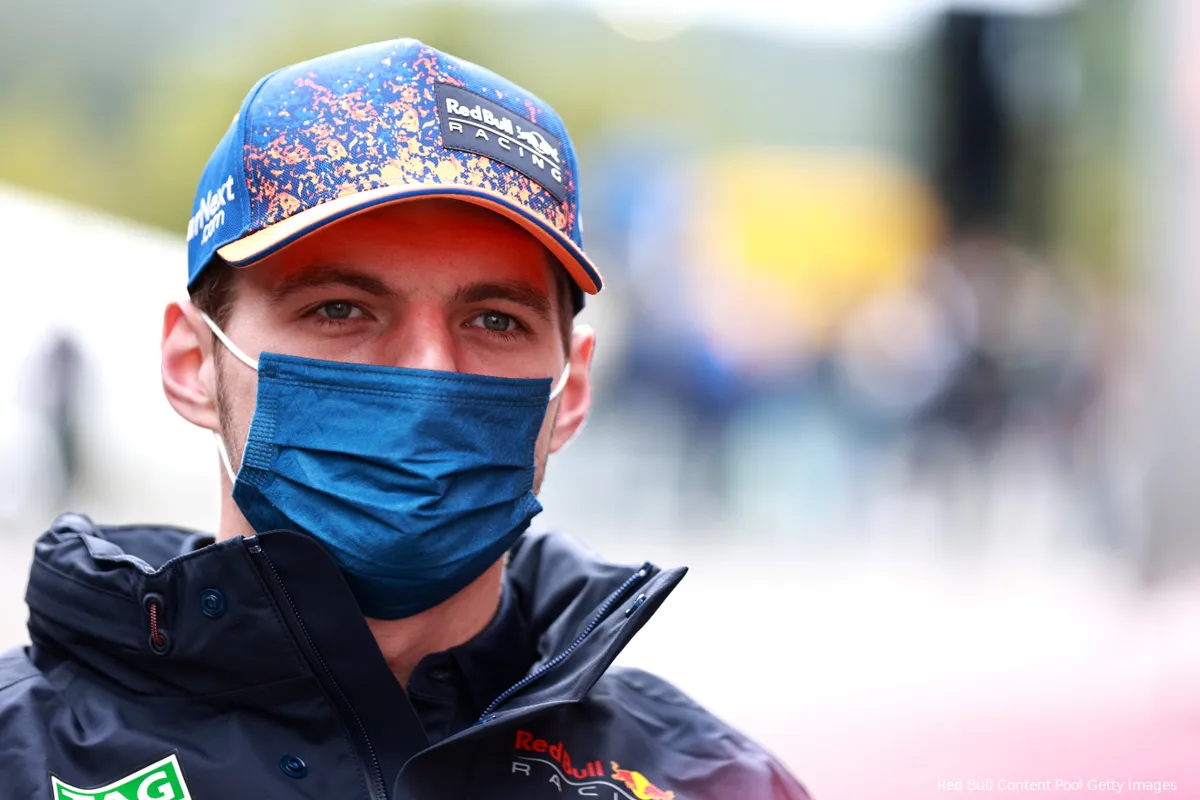 Verstappen waakzaam voor de race: 'Natte omstandigheden maakten het gewoon lastig'