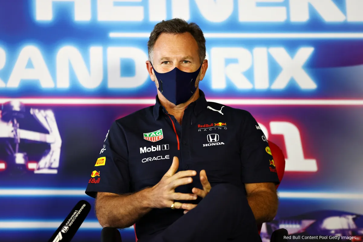 Horner verrast dat Verstappen Hamilton überhaupt tegenkwam op Monza