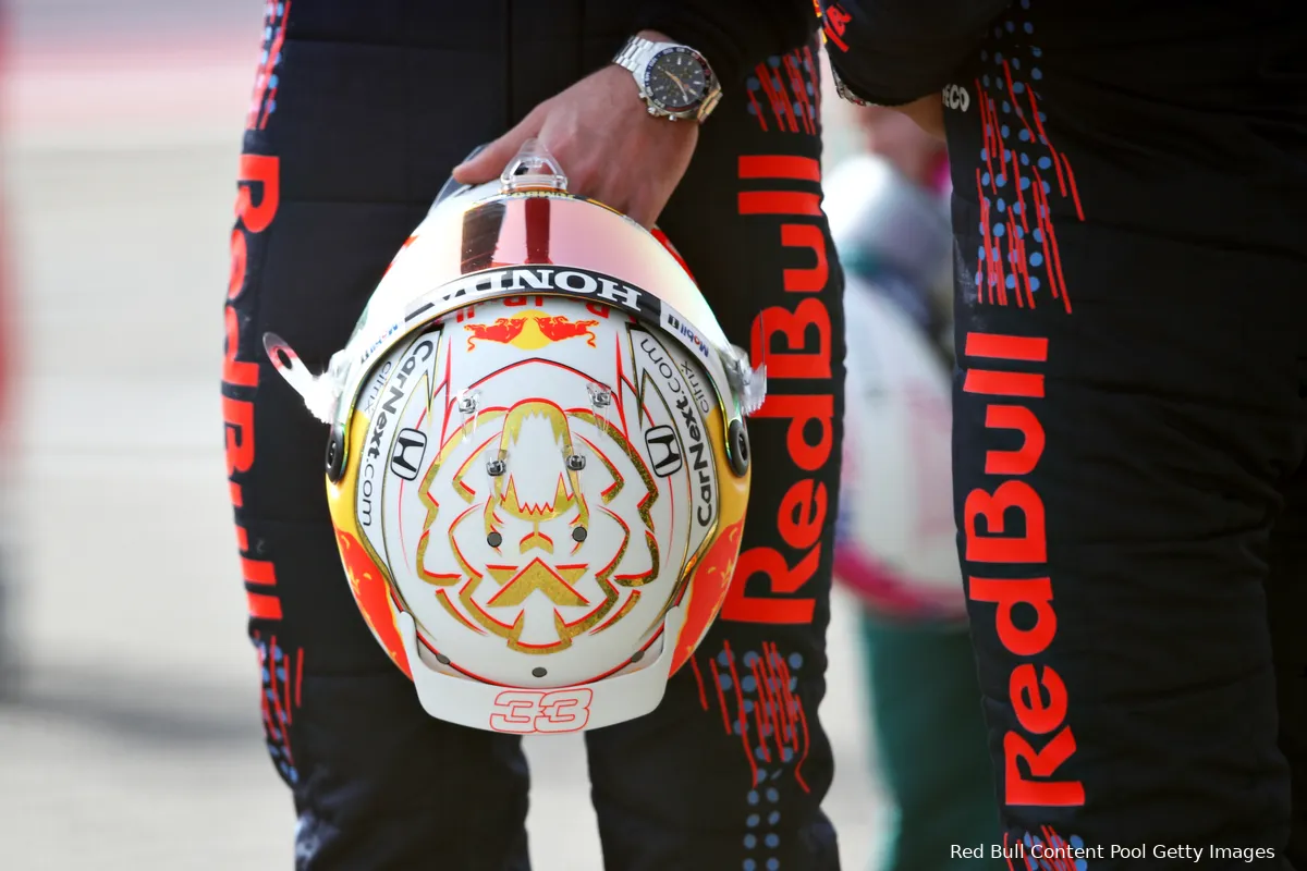 verstappen standaard helm