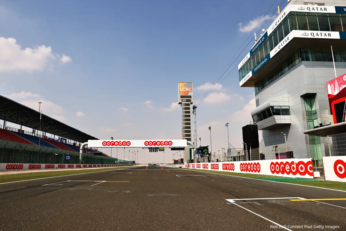 Overzicht tijden Grand Prix van Qatar 2021