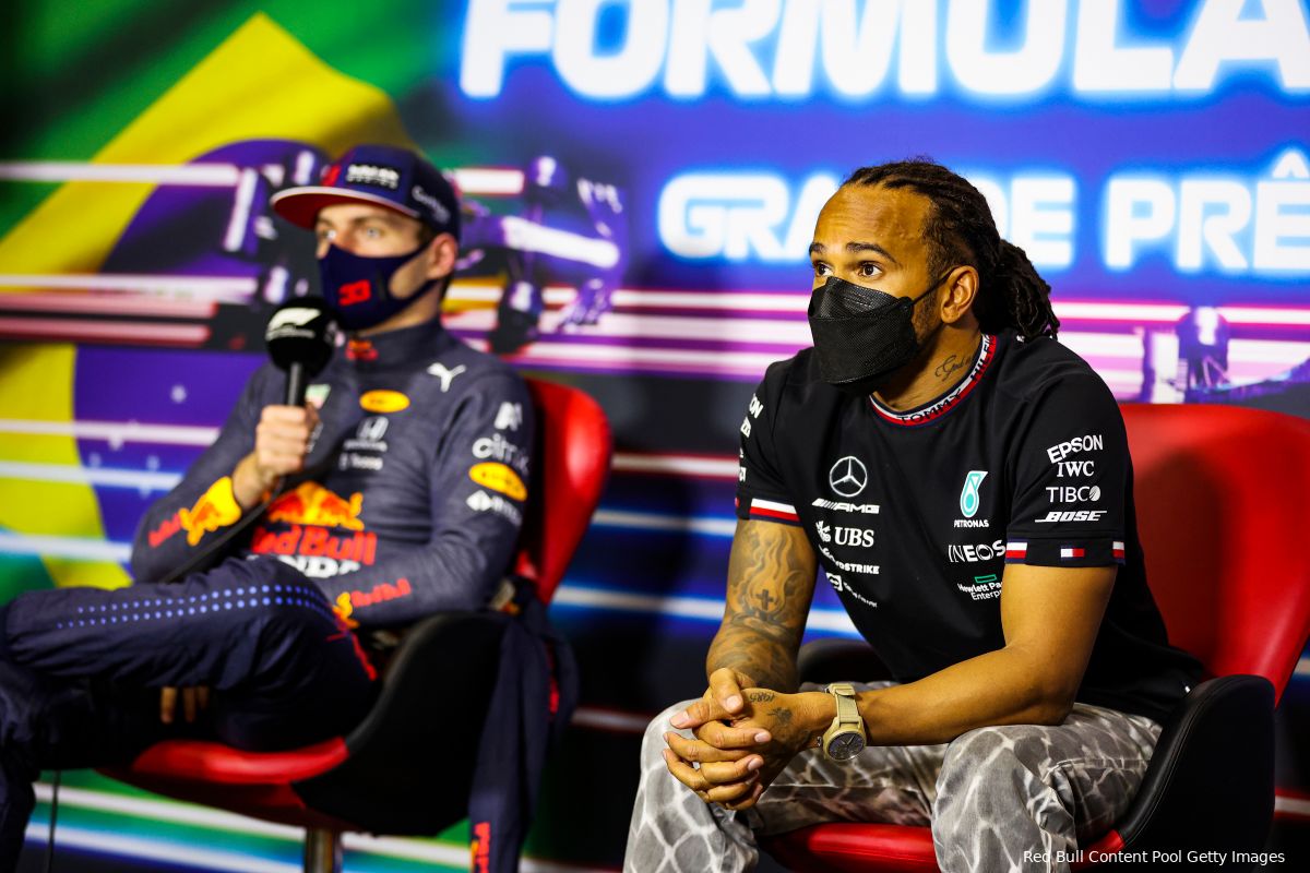 Doornbos na protesten Red Bull tegen Mercedes: 'Met dat verschil rij je niet zo'n race'