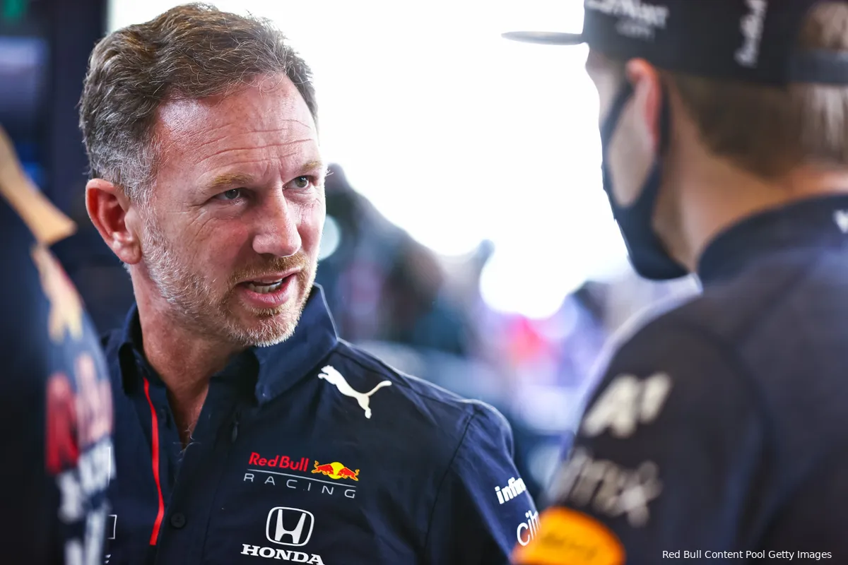 Horner blij na overwinning Verstappen maar waarschuwt: 'Misschien DRS-detectiepunt verplaatsen'