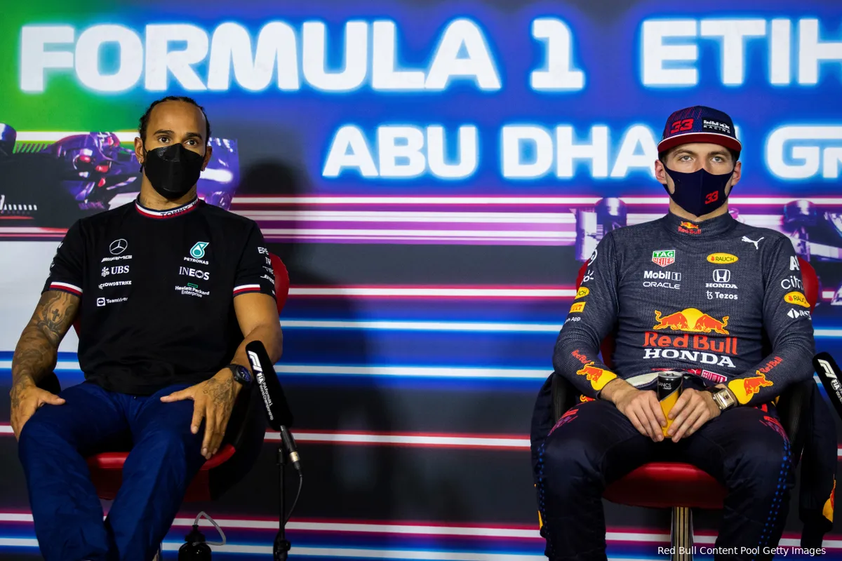 verstappen hamilton kwalificatie persco abu dhabi 2021