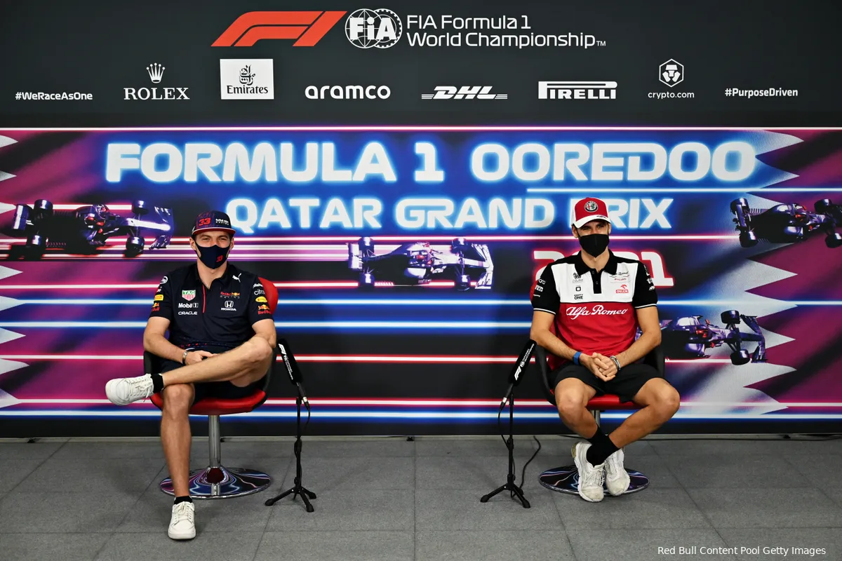 Verstappen zocht contact op met Giovinazzi na vertrek bij Alfa Romeo