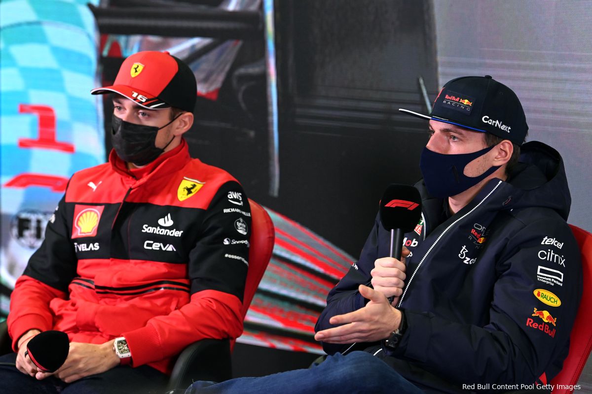 Leclerc sluit verhitte titelstrijd met Verstappen niet uit: 'Je weet het nooit'