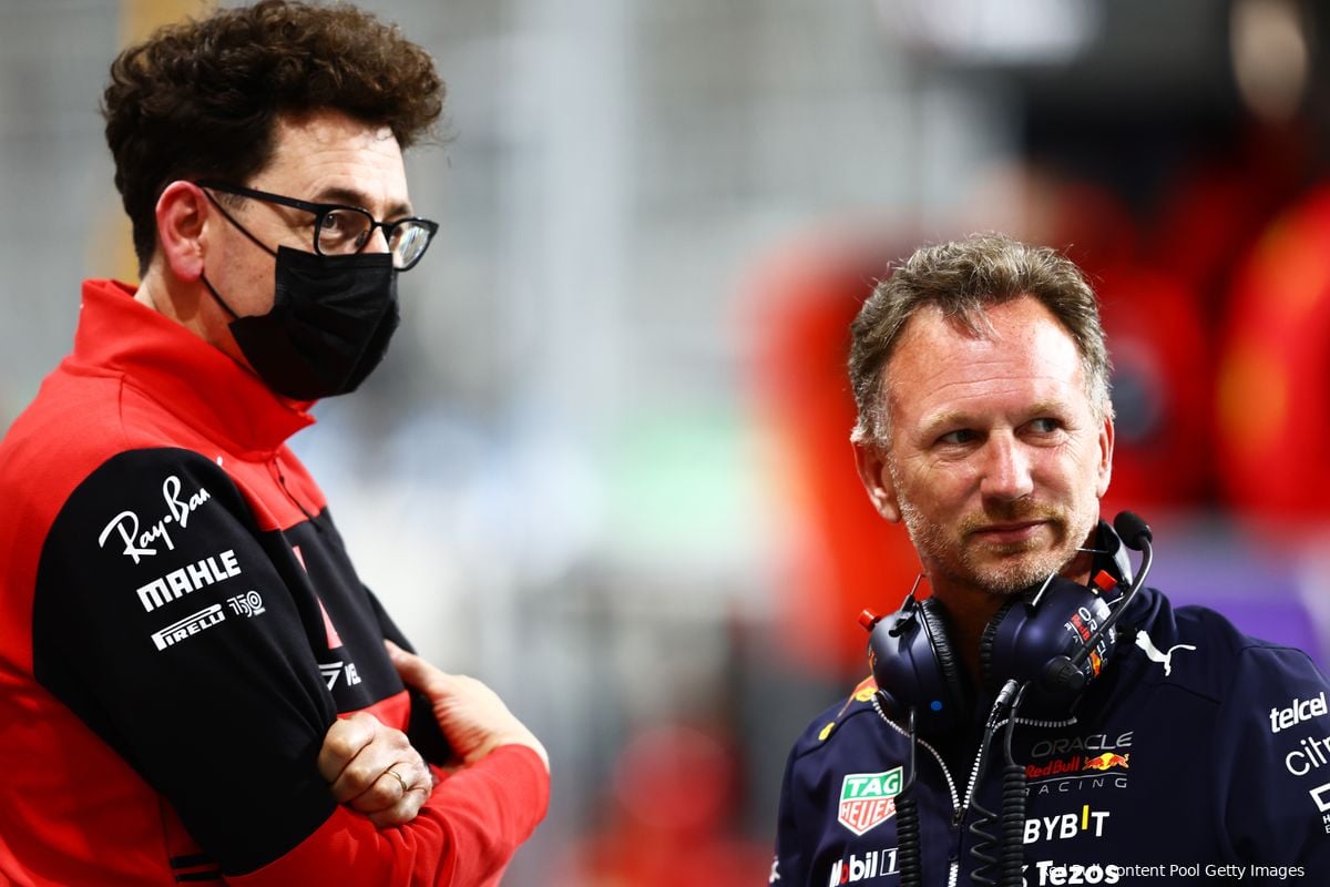 Horner reageert op Verstappen: 'Ferrari een klasse apart'