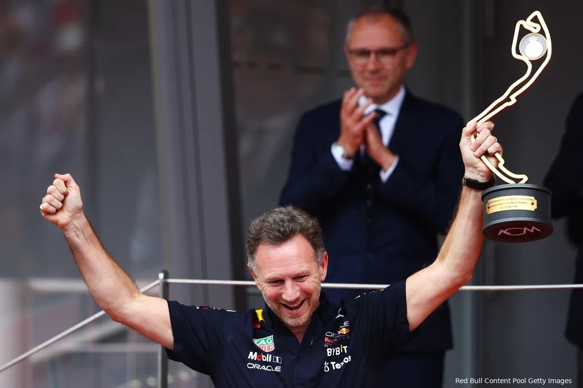 Ondertussen in de F1 | Horner gooit Sky Sports-presentator in het zwembad in Monaco