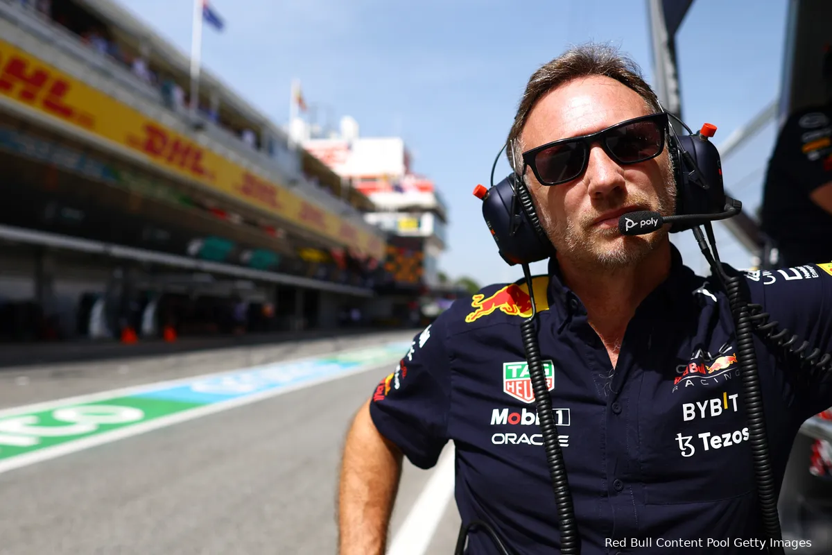 Horner ziet ontevreden Verstappen in VT2: 'Het zit qua balans nog niet goed'