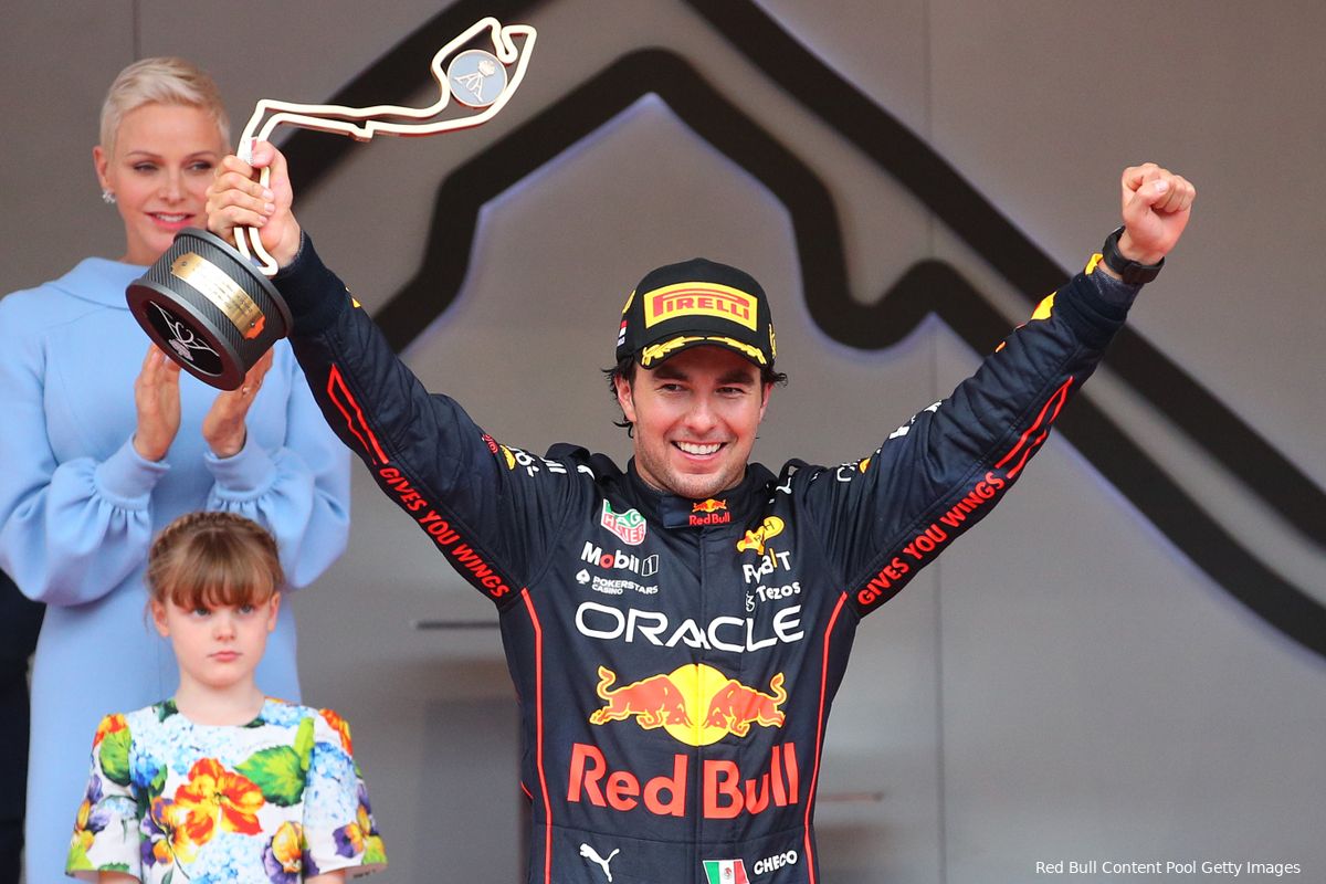 Button blij dat Pérez GP Monaco wist te winnen: 'Iedereen houdt van Checo'