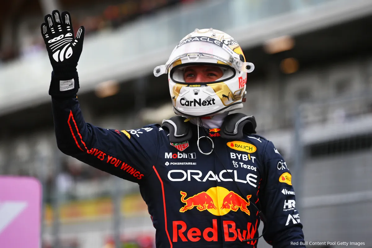 Verstappen verslaat Sainz: 'Gelukkig zijn we dit jaar snel op de rechte stukken'