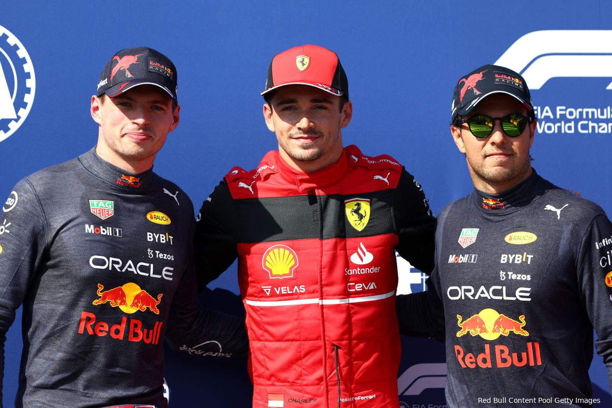 Wist Je Dat | In 2022 stonden Verstappen, Leclerc en Pérez slechts twee keer gezamenlijk op het podium
